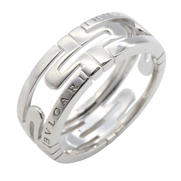 BVLGARI open parenthesis Ring 18KWG White Gold #59 Used Unisex US Size 8.5