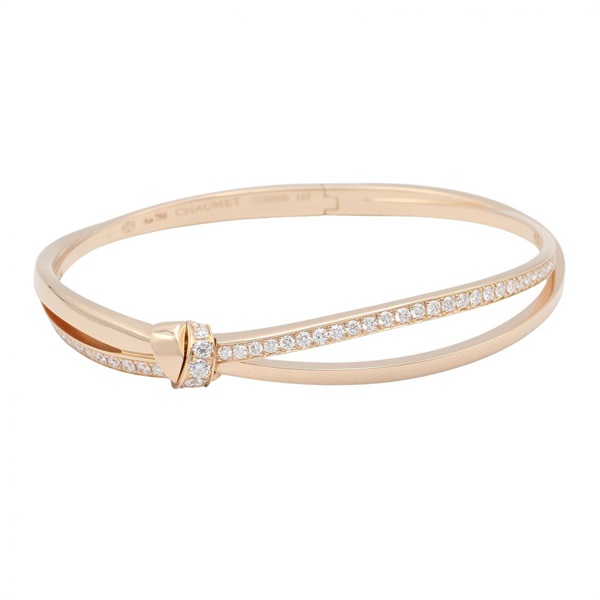 Chaumet Lien Seduction Diamond Bracelet 18KPG Pink Rose Gold Used Women