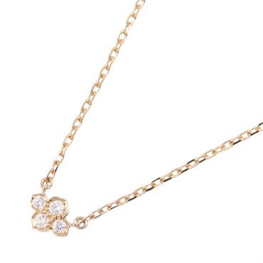CARTIER Hindu Diamond Necklace Pendant 18KPG Pink Rose Gold Used women