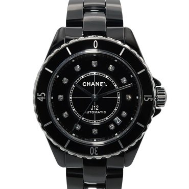 CHANEL J12 12P Diamond Wrist Watch H5702 Automatic winding ceramic Used mens CC