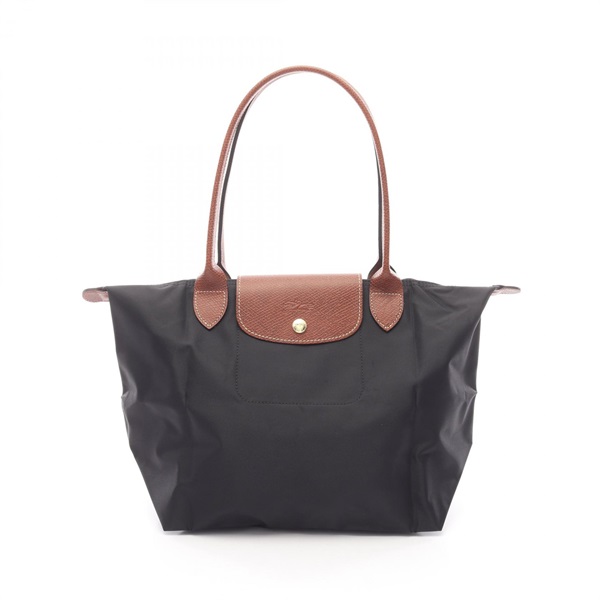 Longchamp LE PLIAGE ORIGINAL M Tote Bag L26058900 canvas leather Black Brown NEW