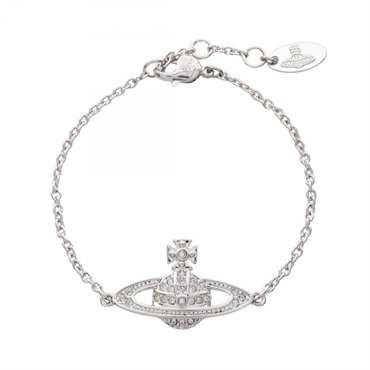 Vivienne Westwood MINI BAS RELIEF Bracelet 741456B1/02P102 SS Rhinestone NEW