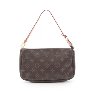 LOUIS VUITTON Pochette Accessoires Handbag Pouch M51980 Monogram canvas Used LV