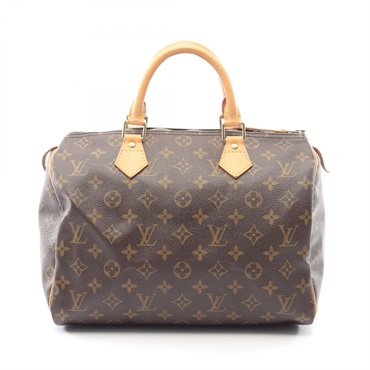 LOUIS VUITTON Speedy 30 Handbag M41526 Monogram canvas leather Brown Used LV