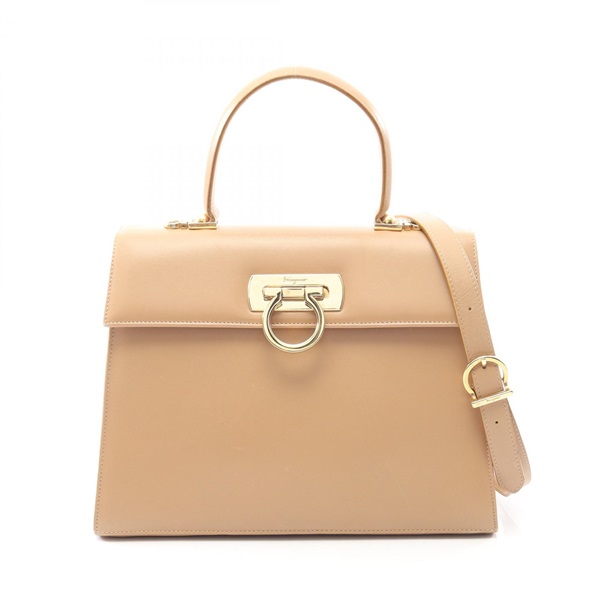 Salvatore Ferragamo Gancini Shoulder Crossbody Handbag 21 2181 leather Used