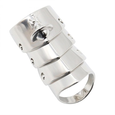 Vivienne Westwood Armor Ring Silver925 NEW #S US Size 5.75