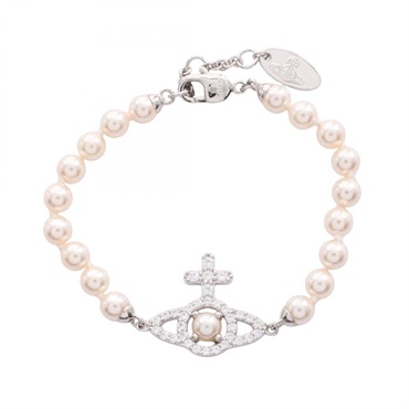 Vivienne Westwood OLYMPIA PEARL Bracelet 6103007R Artificial pearl SS Women