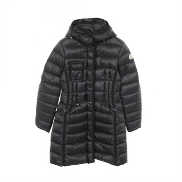 MONCLER HERMINE Down jacket hoodie coat #2 Nylon Black Used Women