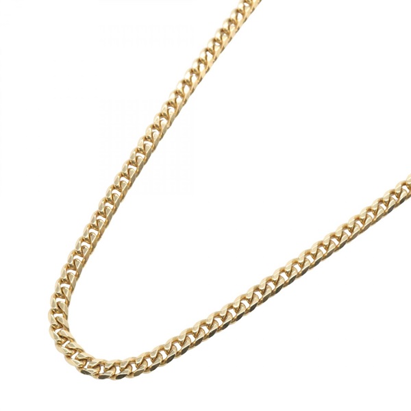 JEWELRY Single 8 side Curb link chain Necklace 18KYG Yellow Gold Used unisex