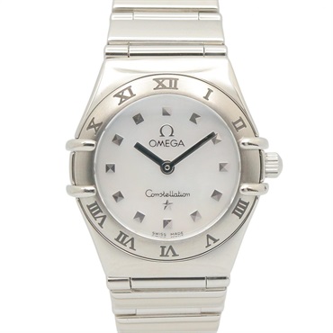 OMEGA Constellation Mini My Choice Wrist Watch 1561.71 Quartz SS Used Women