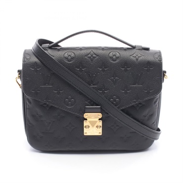 LOUIS VUITTON Pochette Metis MM crossbody Handbag M41487 Monogram empreinte noir