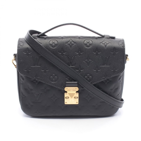 LOUIS VUITTON Pochette Metis MM crossbody Handbag M41487 Monogram empreinte noir