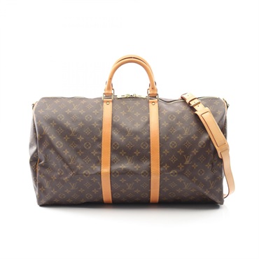 LOUIS VUITTON Keepall Bandouriere 55 travel hand bag M41414 Monogram leather LV