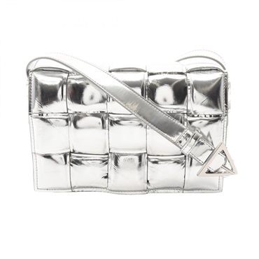 BOTTEGA VENETA Padded Cassette Intrecciato Shoulder Crossbody Bag leather Used