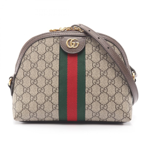 GUCCI Ophidia GG Supreme Shoulder crossbody Bag 499621 canvas leather Beige used
