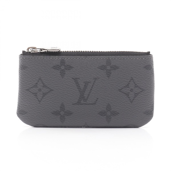 LOUIS VUITTON Pochette Cle key coin purse wallet M80905 Monogram eclipse reverse