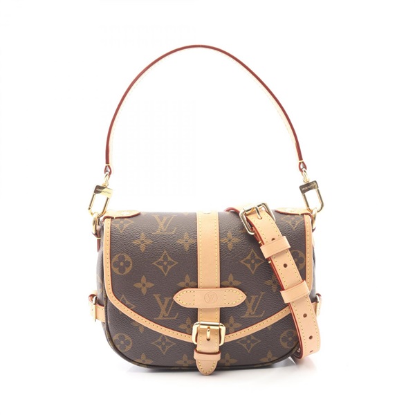 LOUIS VUITTON Saumur BB Crossbody Shoulder Handbag M46740 Monogram canvas Used