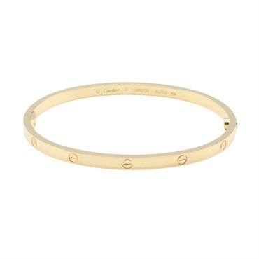 CARTIER Love SM Bracelet B6079117 18KYG Yellow Gold Used Women #17