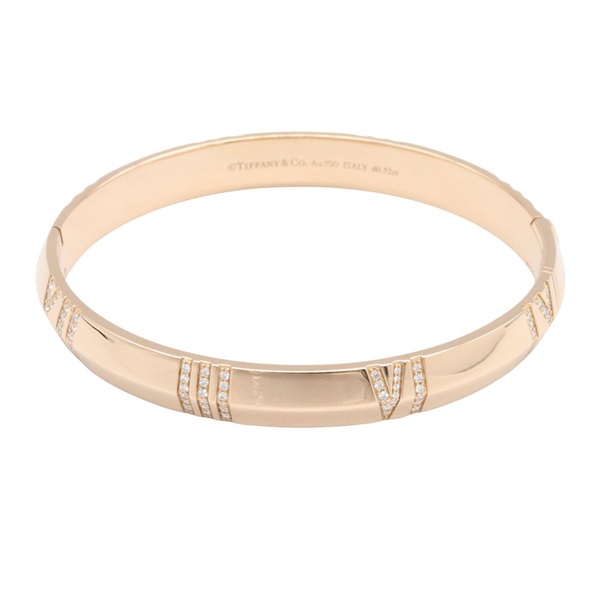 TIFFANY＆CO Atlas X Closed Diamond Bracelet 18KRG Used Women 16.5㎝
