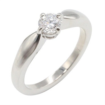 BVLGARI Dedicata a Venezia Diamond Ring Pt950 Platinum Used Women US size #5