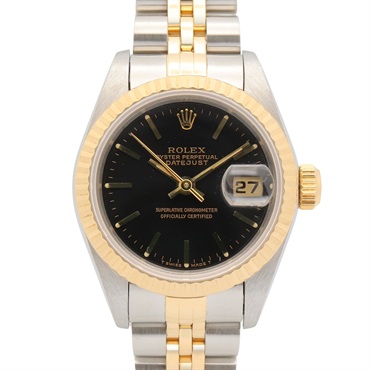 ROLEX Datejust W Wrist Watch 69173 Automatic 18KYG SS Used Women