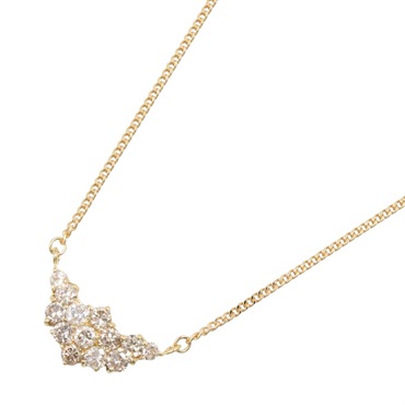 JEWELRY Diamond Necklace 18KYG Yellow Gold Used Women