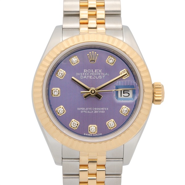 ROLEX Datejust Wrist Watch 279173G Automatic winding K18YG SS diamond Used