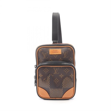 LOUIS VUITTON NIGO Amazon Sling Waist Bag N40379 Damier Giant Monogram Used LV