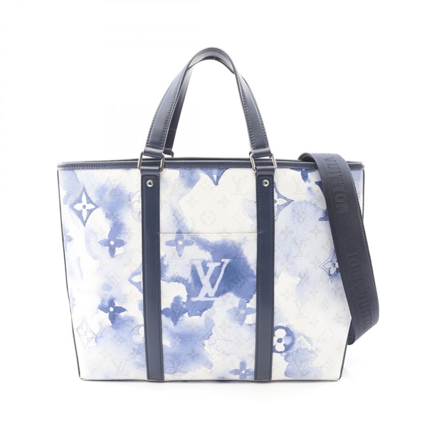 LOUIS VUITTON Weekend Tote PM Crossbody Handbag M45756 Monogram Water color LV