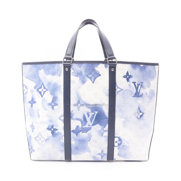 LOUIS VUITTON Weekend Tote GM Handbag M45755 Monogram Water Color canvas Used LV