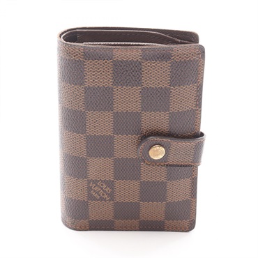 LOUIS VUITTON Portefeuille Viennois Bi-fold wallet purse N61664 Damier Used LV