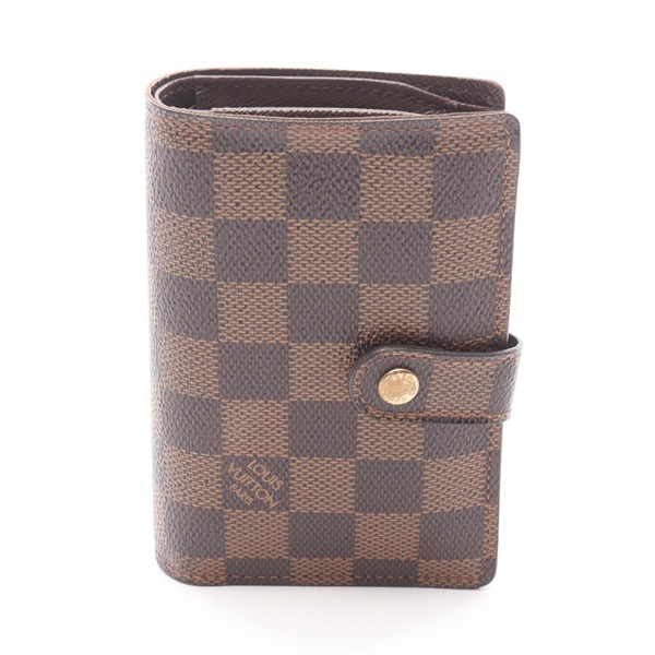 LOUIS VUITTON Portefeuille Viennois Bi-fold wallet purse N61664 Damier Used LV