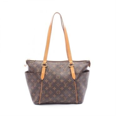 LOUIS VUITTON Totally PM Tote shoulder Bag M56688 Monogram leather Brown Used LV