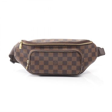 LOUIS VUITTON Bum Melville Waist Belt Bag N51172 Damier ebene Brown canvas Used
