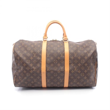 LOUIS VUITTON Keepall 50 Handbag M41426 Monogram canvas leather Brown Used LV