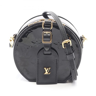 LOUIS VUITTON Mini Boit Chapeau Shoulder crossbody Bag M90469 Vernis Noir used