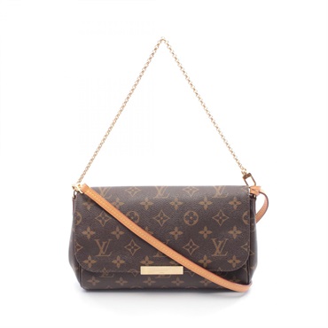 LOUIS VUITTON Favorite MM Chain Crossbody Handbag M40718 Monogram canvas Used LV