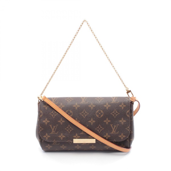 LOUIS VUITTON Favorite MM Chain Crossbody Handbag M40718 Monogram canvas Used LV