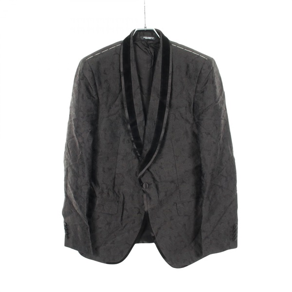 DOLCE & GABBANA Tailored jacket Blazer#46 G2HE7T Rayon Acetate Black Used mens