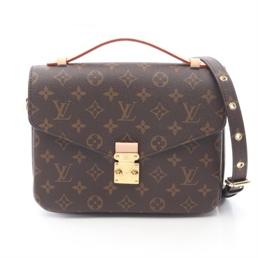 LOUIS VUITTON Pochette Metis MM crossbody Handbag M44875 Monogram leather Brown
