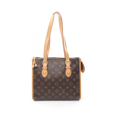 LOUIS VUITTONPopincourt Haut Shoulder Tote Bag M40007 Monogram canvas Brown Used