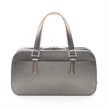 LOUIS VUITTON Shelton Handbag M55172 Monogram Matt leather Noir Used Women LV