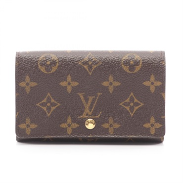 LOUIS VUITTON Porte Monnaie Billet Trésor wallet M61730 Monogram canvas Used LV