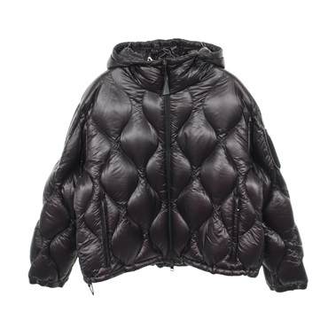MONCLER ANTHON Down jacket Nylon Navy Used mens size 2