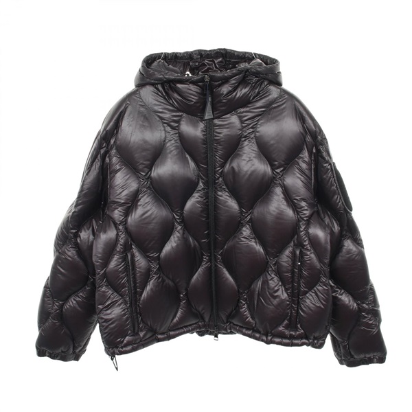 MONCLER ANTHON Down jacket Nylon Navy Used mens size 2