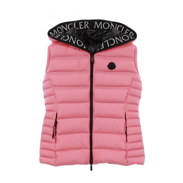 MONCLER ALITERSE Down vest Nylon Pink #1 Used Women