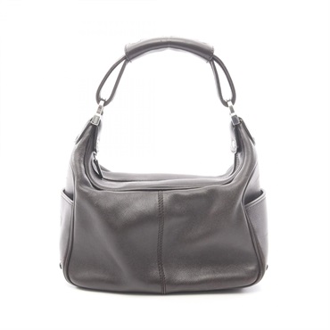 TOD'S Handbag leather Brown Used Women