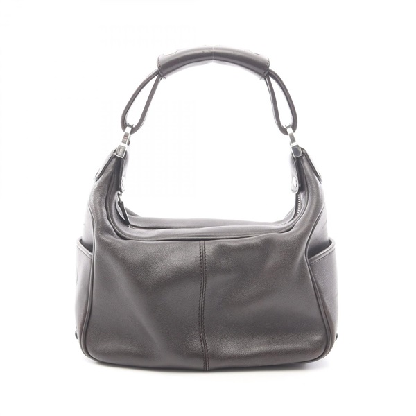 TOD'S Handbag leather Brown Used Women