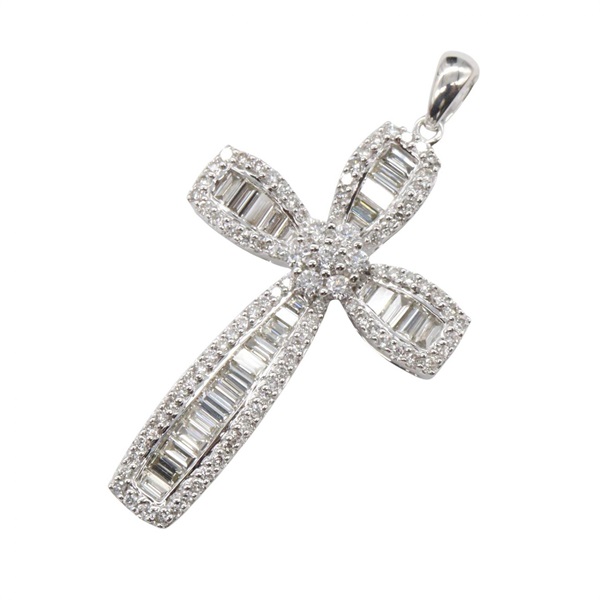 JEWELRY Diamond Pendant top 18KWG White Gold Used Women
