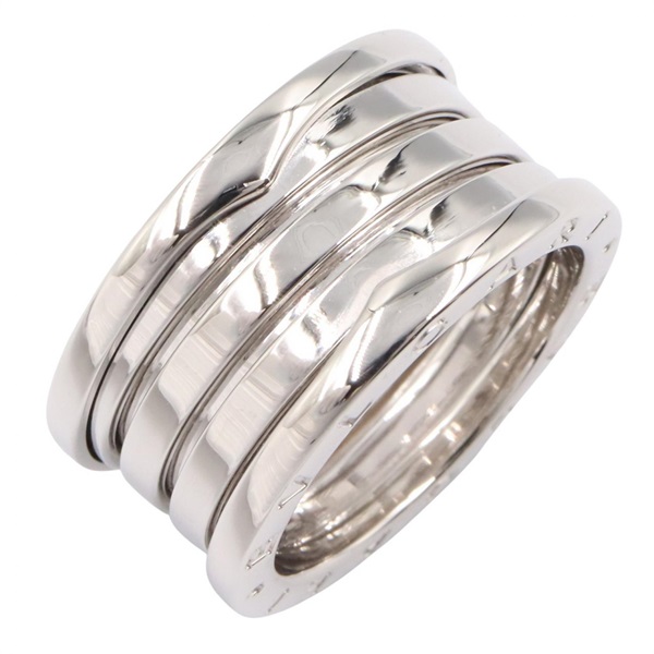BVLGARI B-zero1 Ring 4 bands 18KWG White Gold Used Women US size #7.75 #57